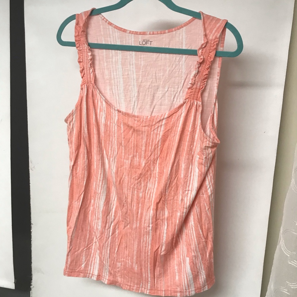 Ann Taylor Loft Orange Tank top